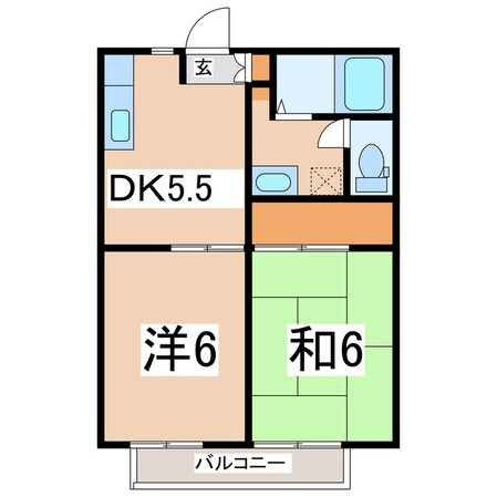 アムール２１の物件間取画像